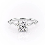 OVAL CUT RUBOVER MOISSANITE WITH HIDDEN HALO | WOKE