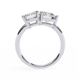 WOKE™ Toi-et-moi ring 2.70 CARAT VVS-EF Lab Grown Diamond in 9K/14K/18k Gold