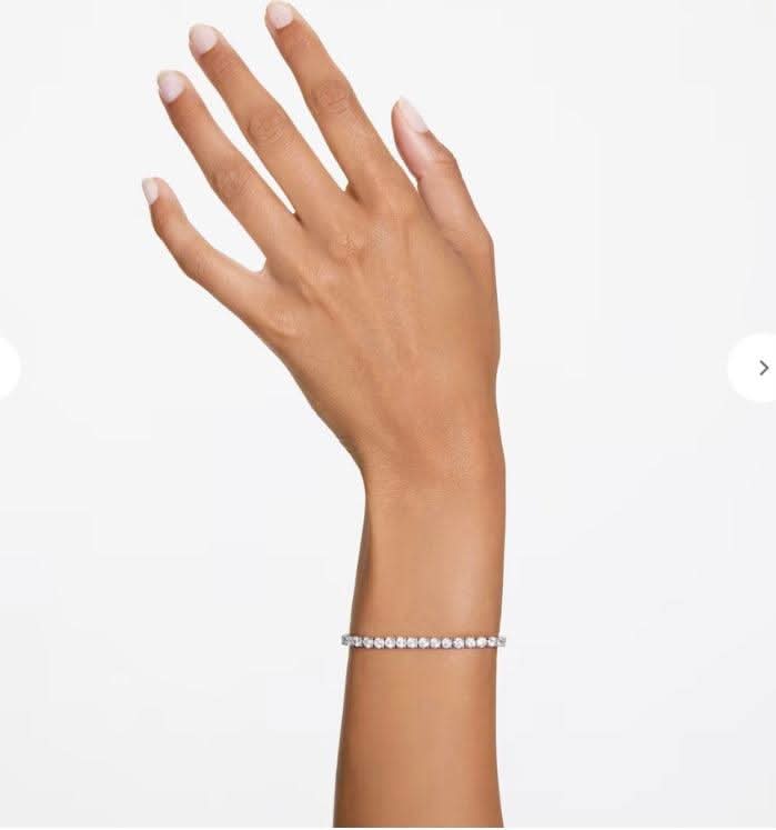IGI certified LGD Round cut Tennis Bracelet | in 925 sterling silver and 14k gold | Certified LGD
