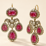 Lab Grown Rubies & Moissanite studs in 925 Silver |WOKE (Copy)