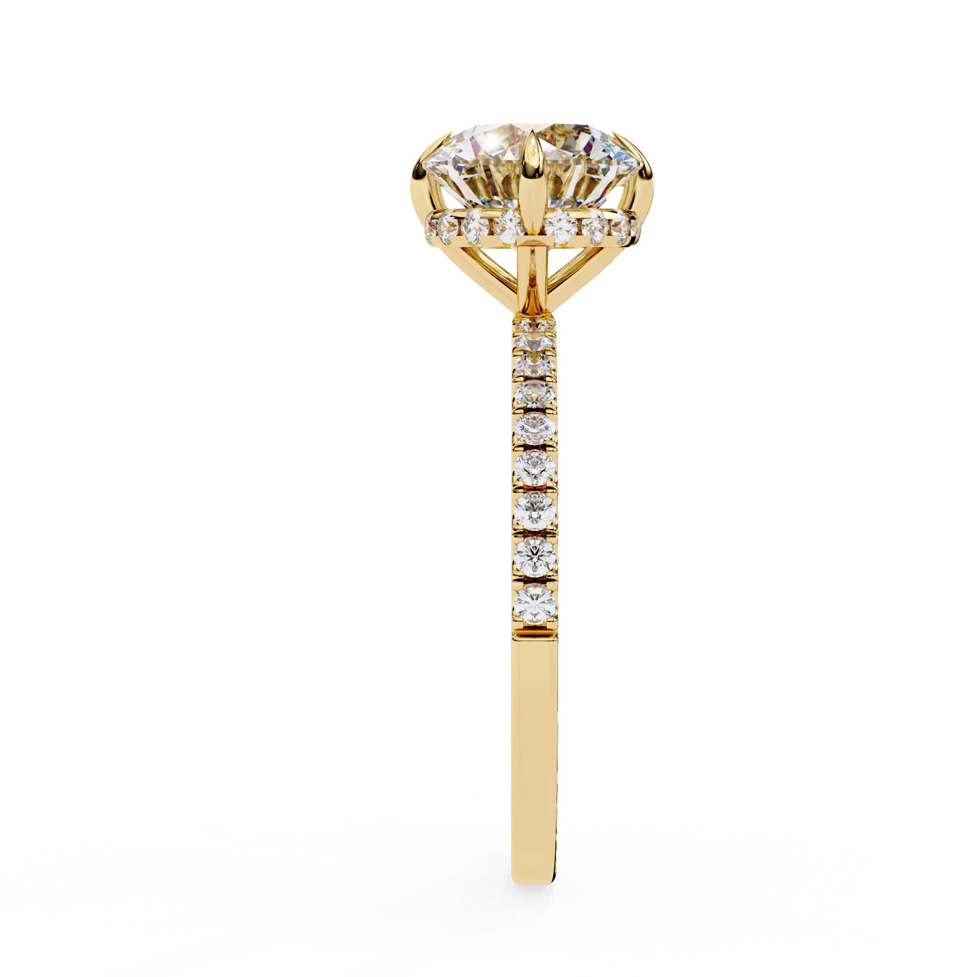 WOKE ™ 1.25 CARAT VVS-EF Lab Grown Diamond ring in 9K/14K/18k Gold