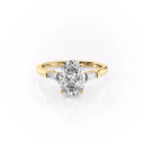 2.20 CT OVAL CUT MOISSANITE, TRADITIONAL CLASSIC DESIGN | WOKE