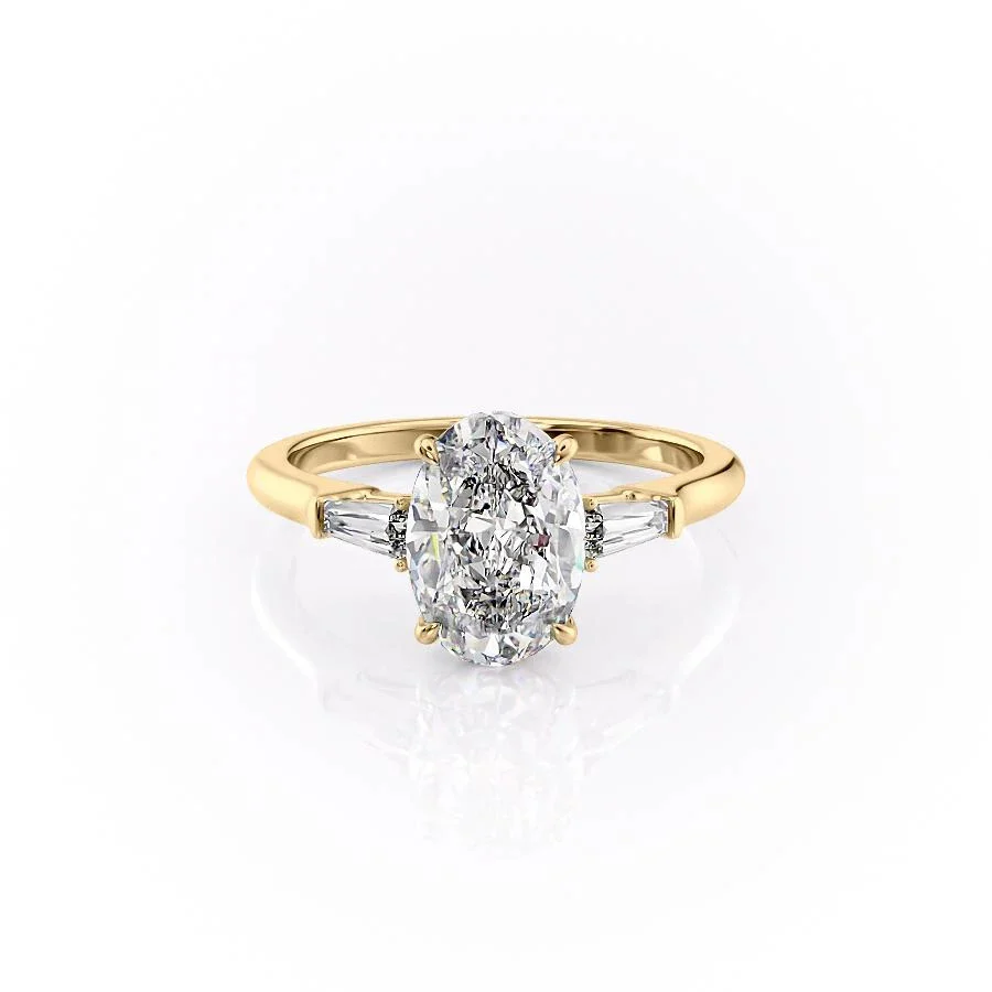 2.20 CT OVAL CUT MOISSANITE, TRADITIONAL CLASSIC DESIGN | WOKE