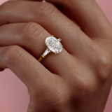2.20 CT OVAL CUT MOISSANITE, TRADITIONAL CLASSIC DESIGN | WOKE