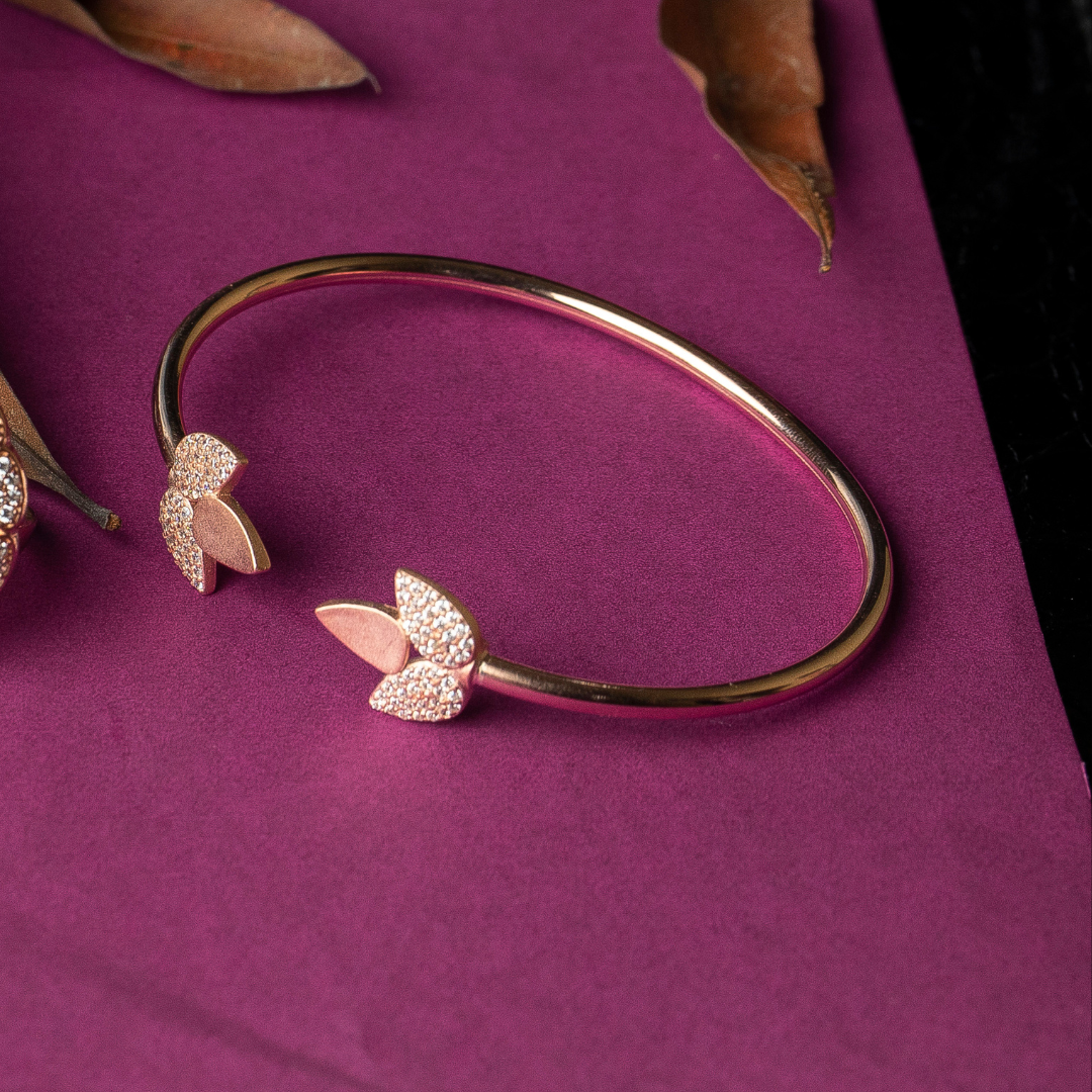 Petal twist bangle