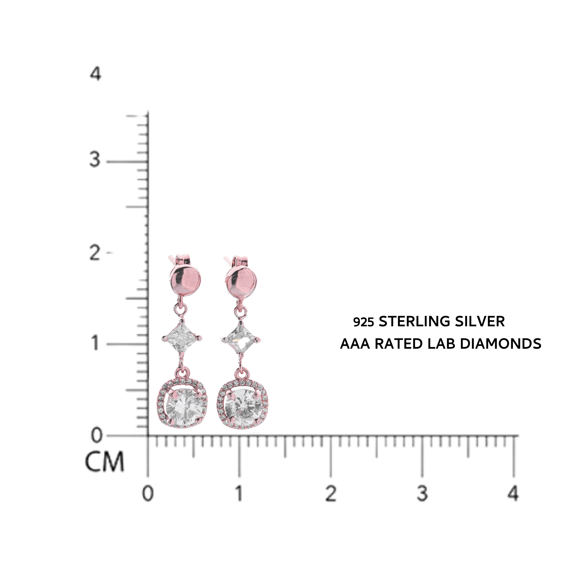 "WOKE" crystal round earrings