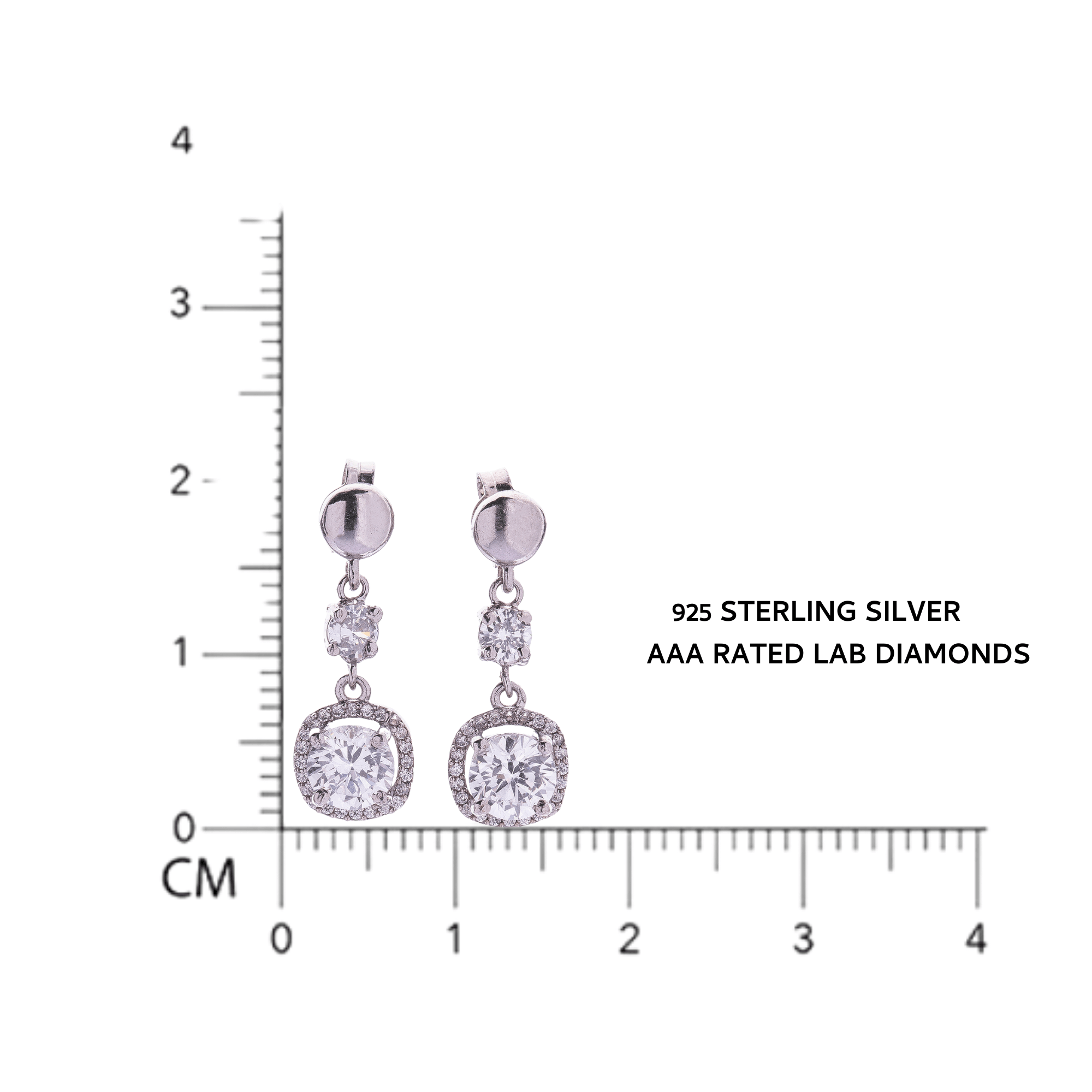 "WOKE" crystal earrings