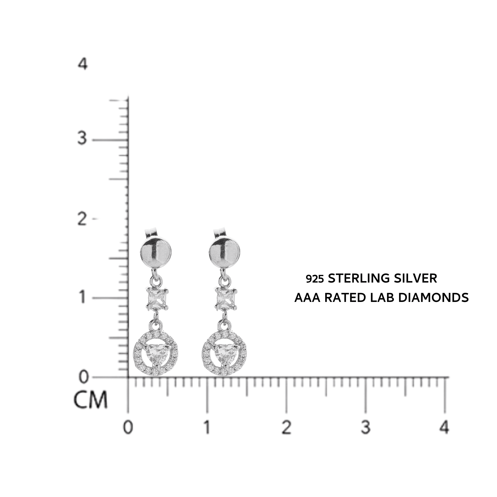 "WOKE" crystal illuminati earrings