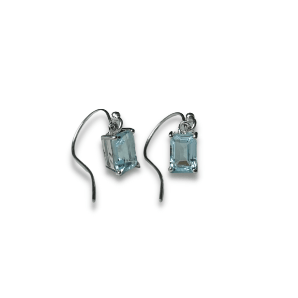 Blue Topaz Danglers