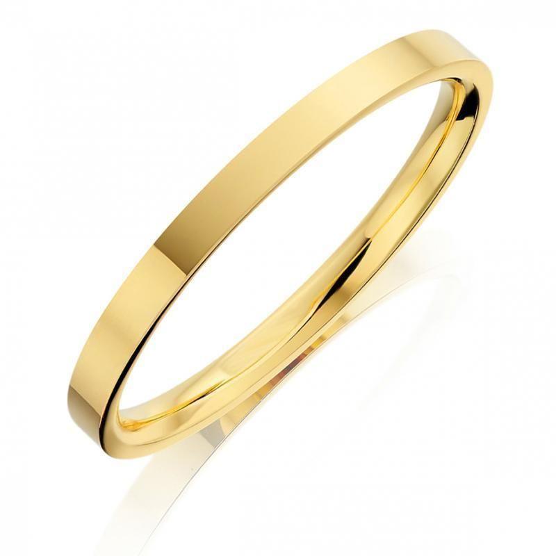 Flat Gold plated Kada