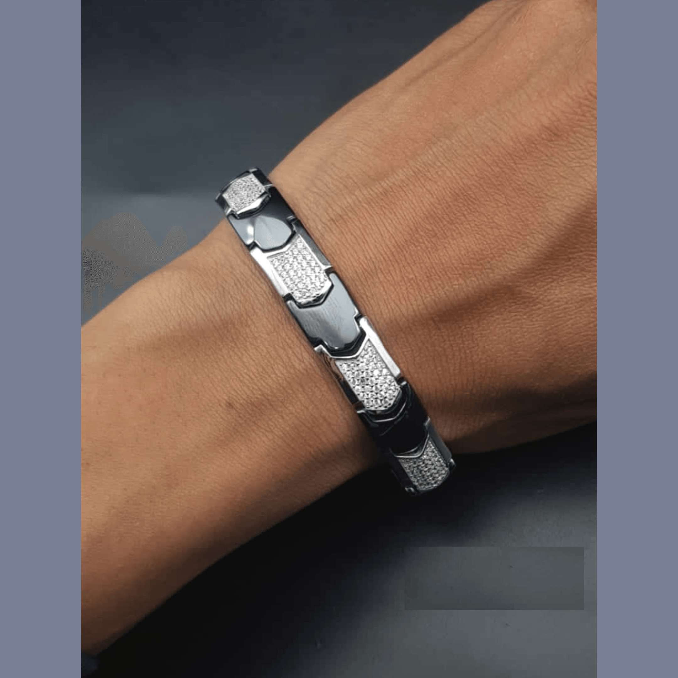 Ceramic coated Flat bracelet