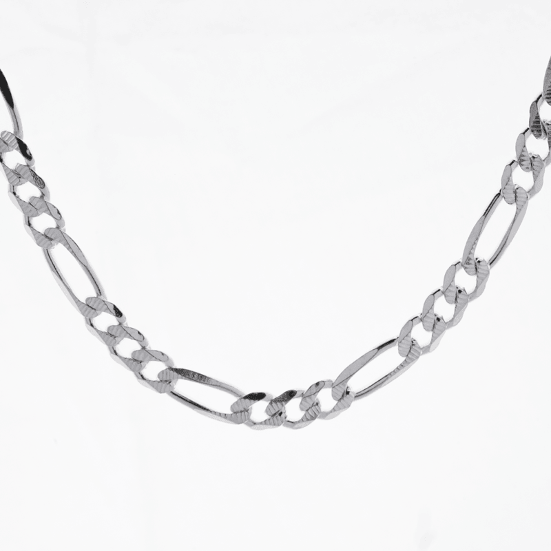 Engraved Figaro Chain