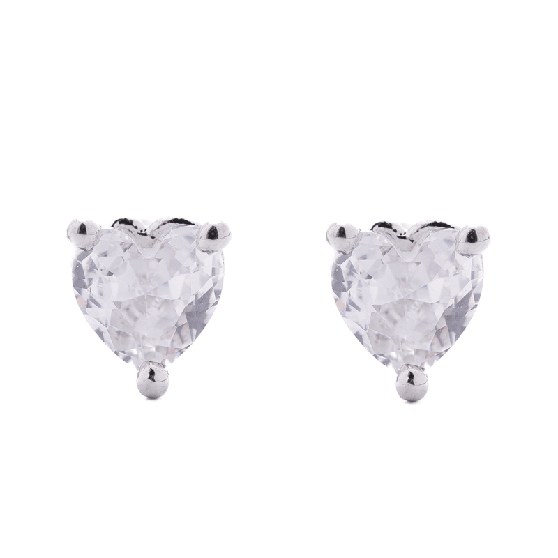 "WOKE" Heart Studs