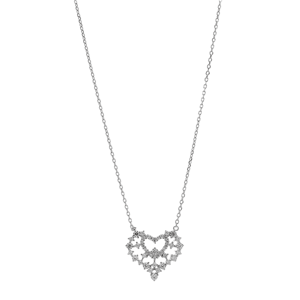 Unisex Heart Chain