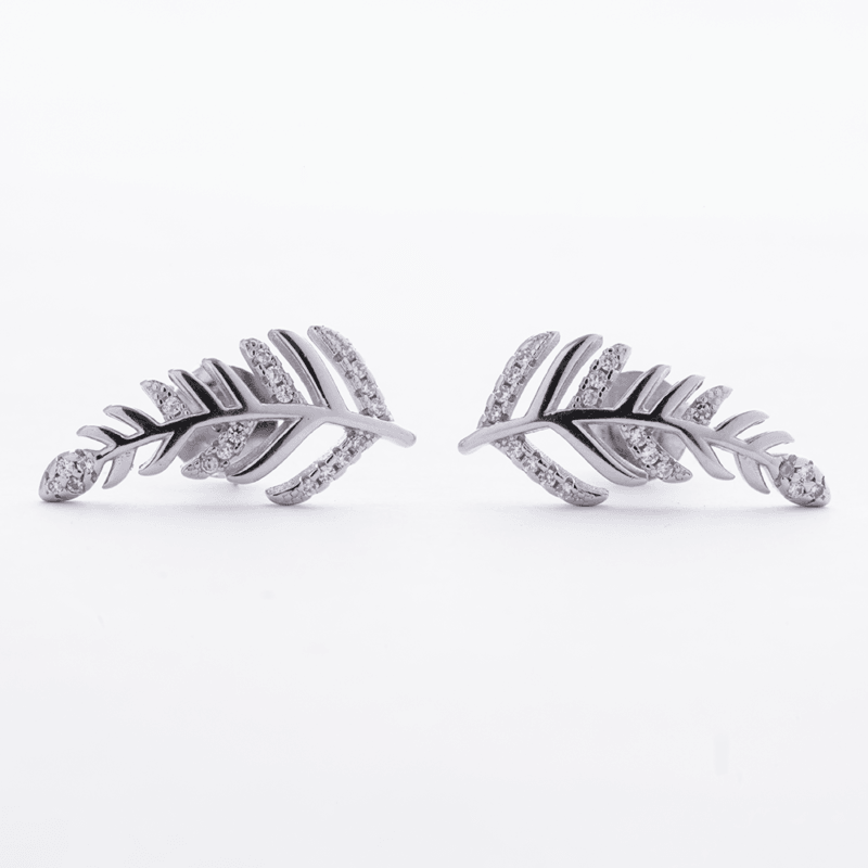 Palm leaf stud