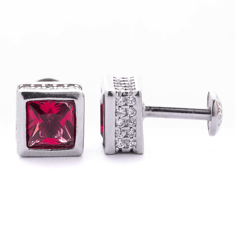 Ruby Diamond  studs