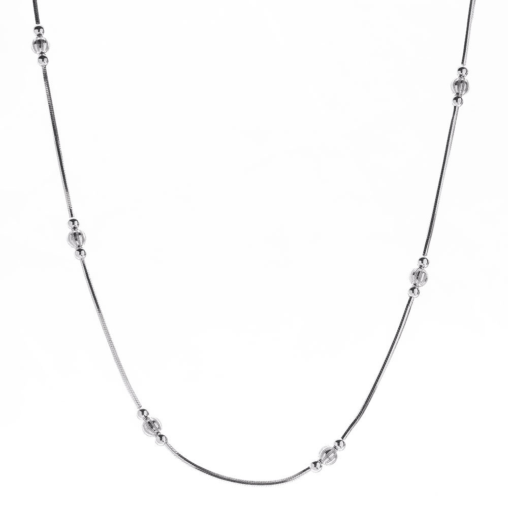 Silver kanthi chain