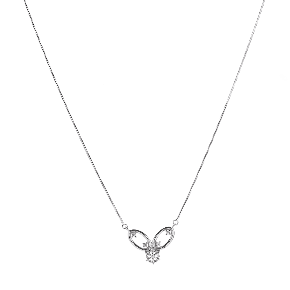 Silver bunny chain