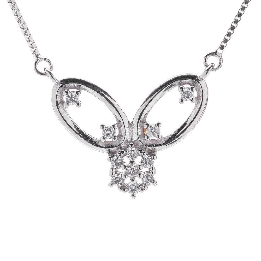 Silver bunny chain