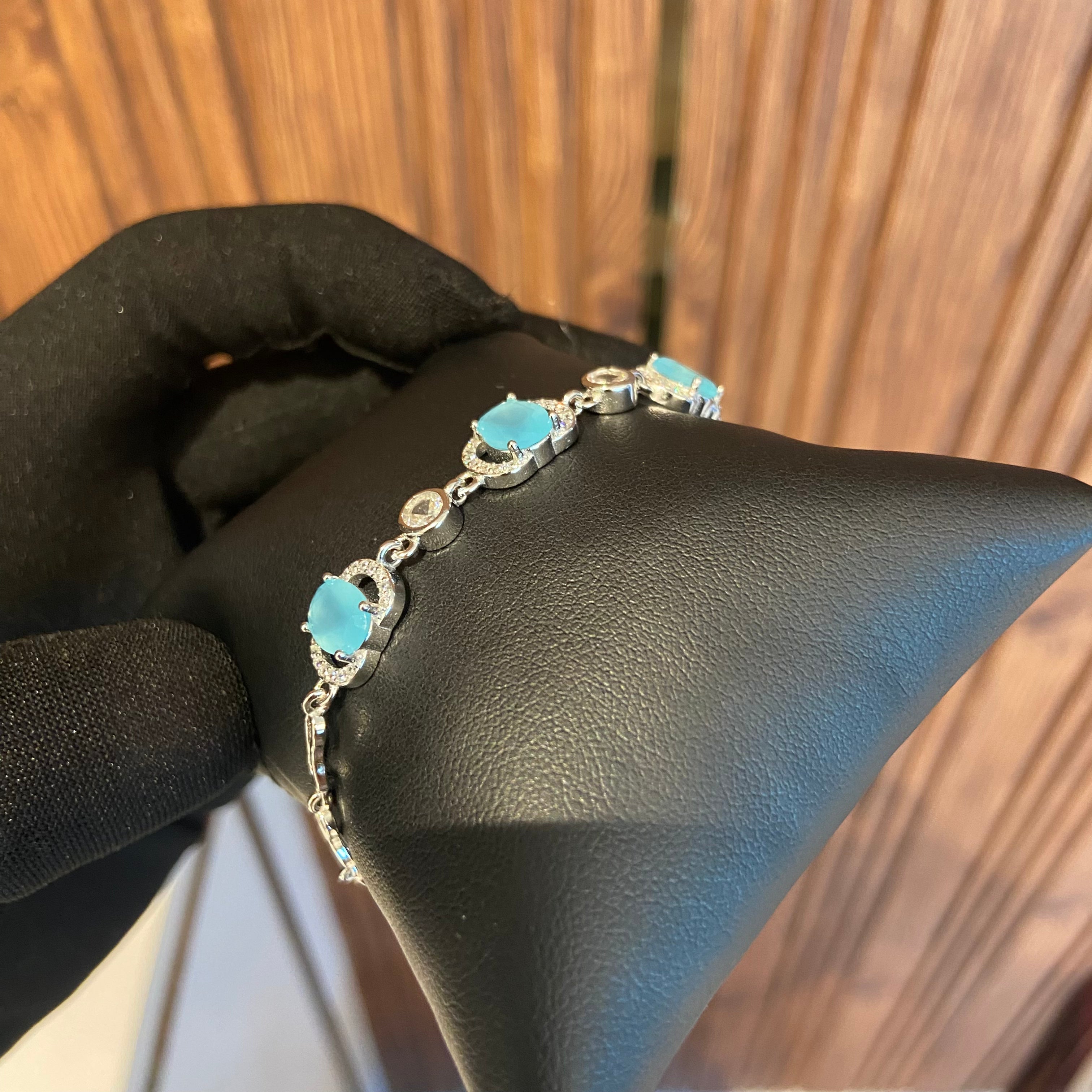 Aquamarine bracelet