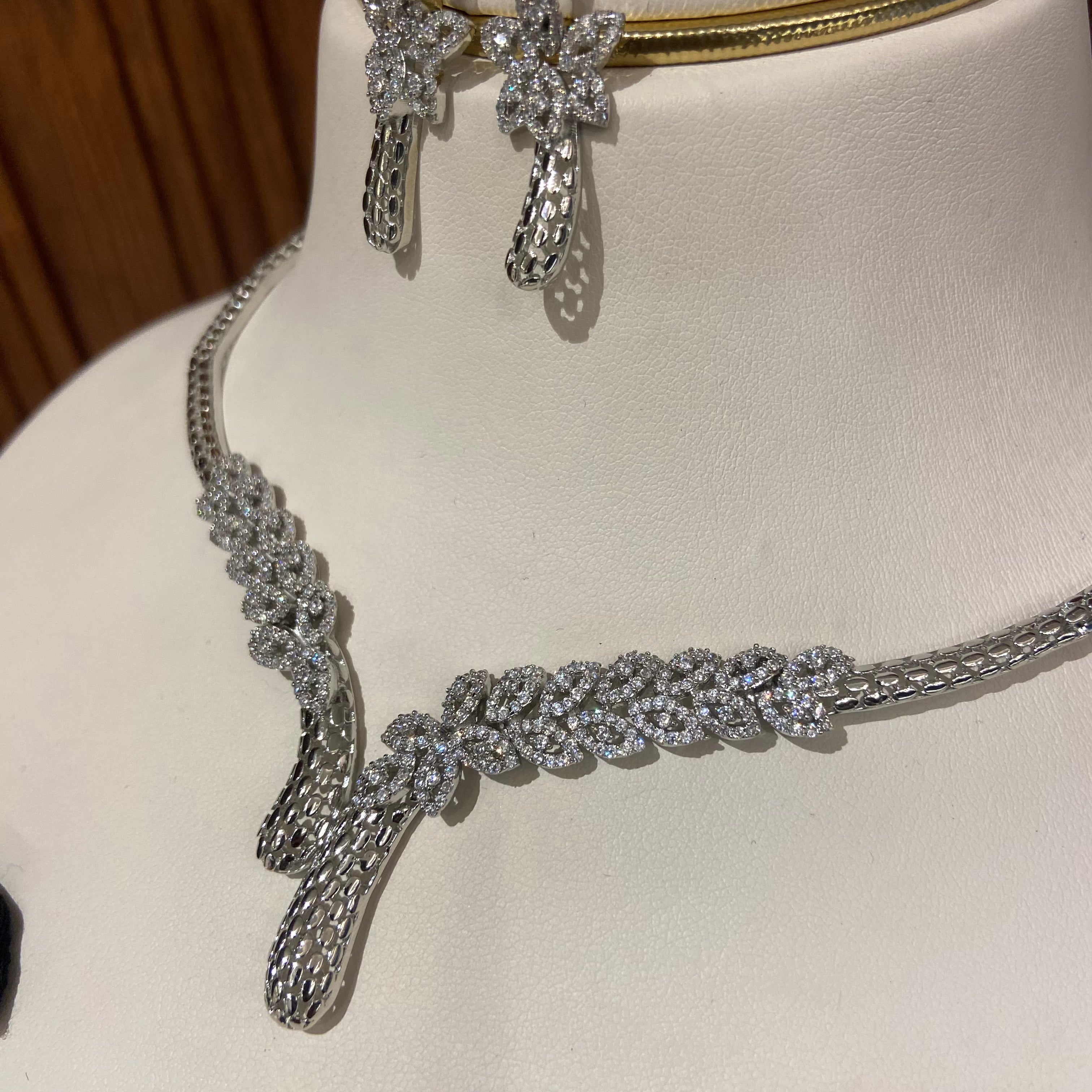Dual line Diamond Necklace