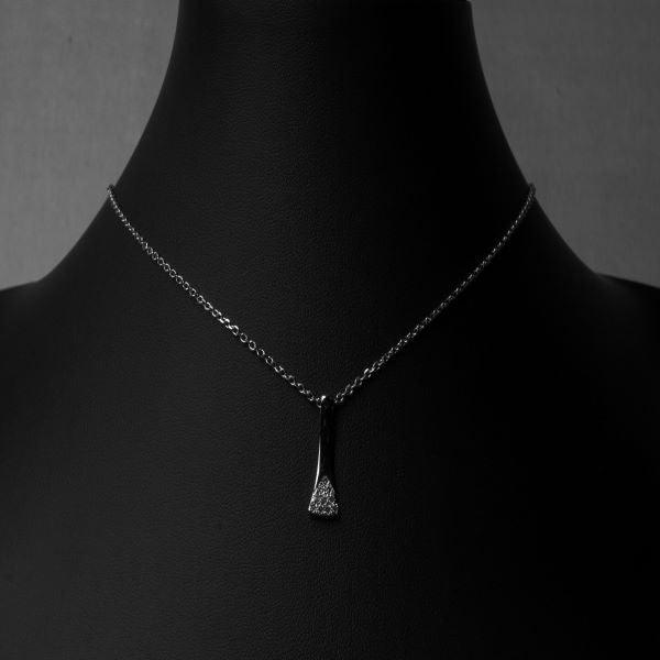 CZ simple pendant - Triangle