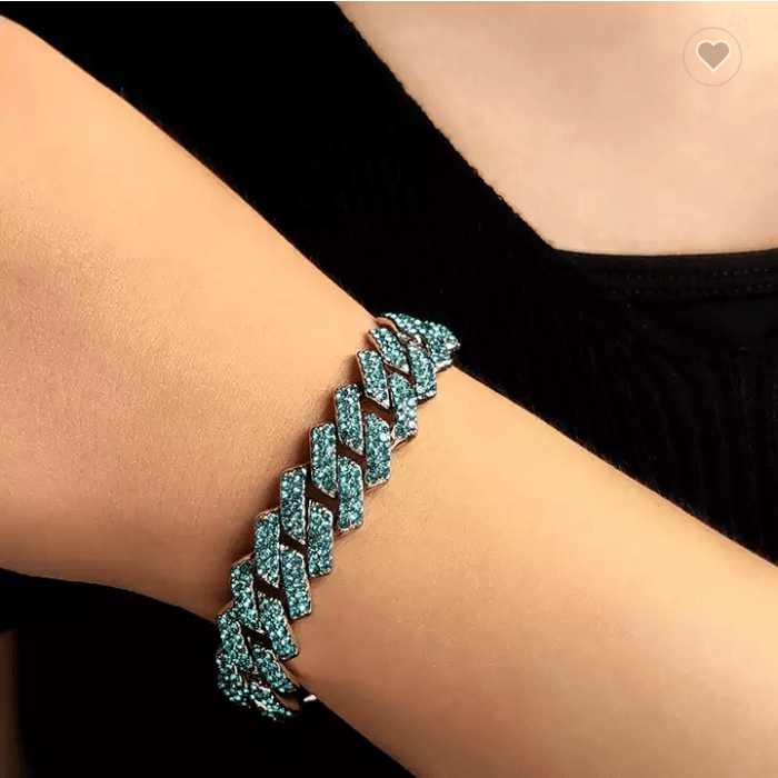 Blue diamond bracelet