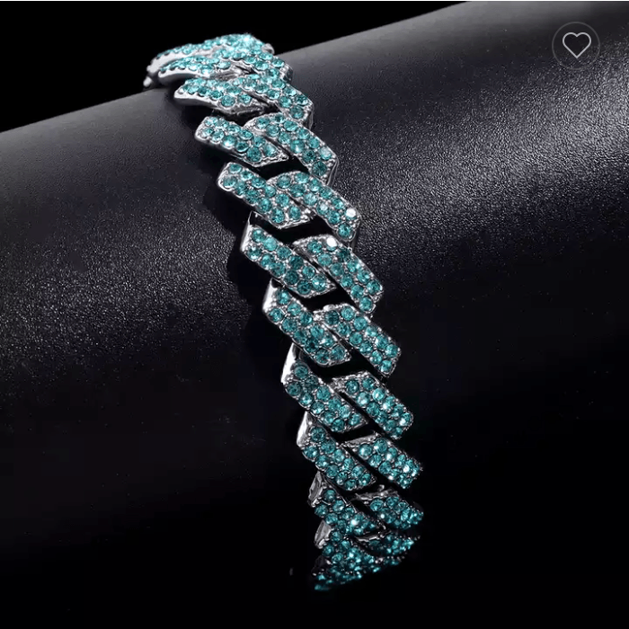 Blue diamond bracelet