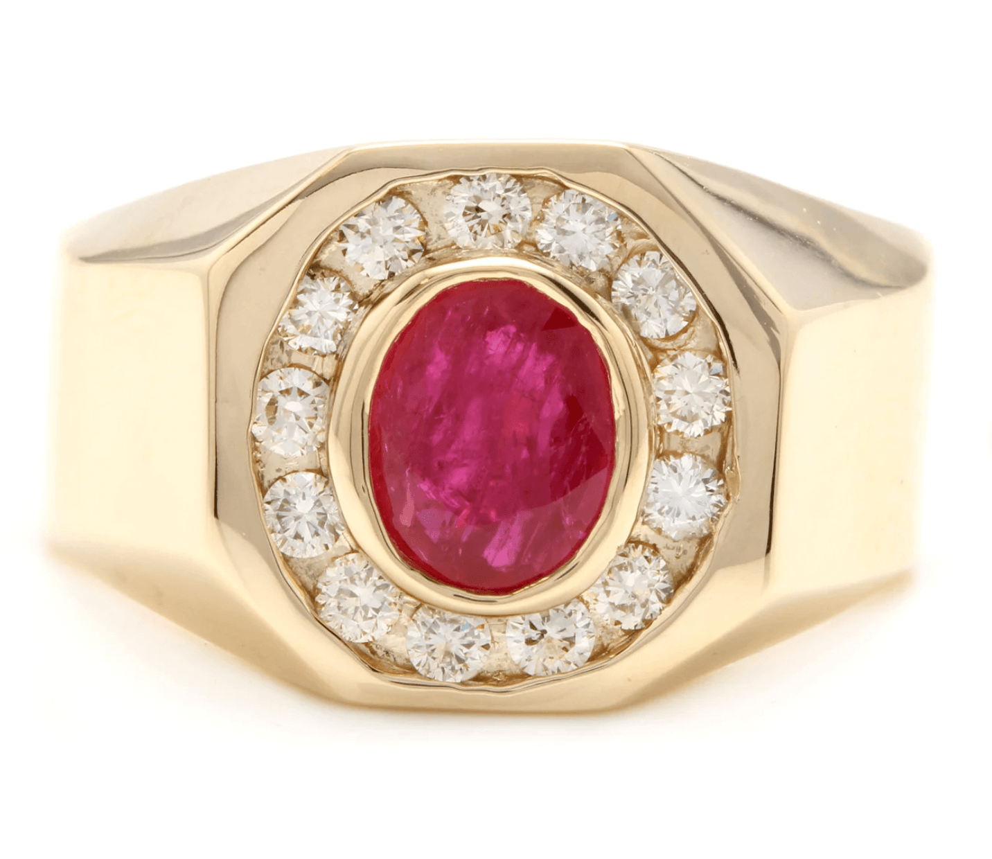 Ruby diamond ring