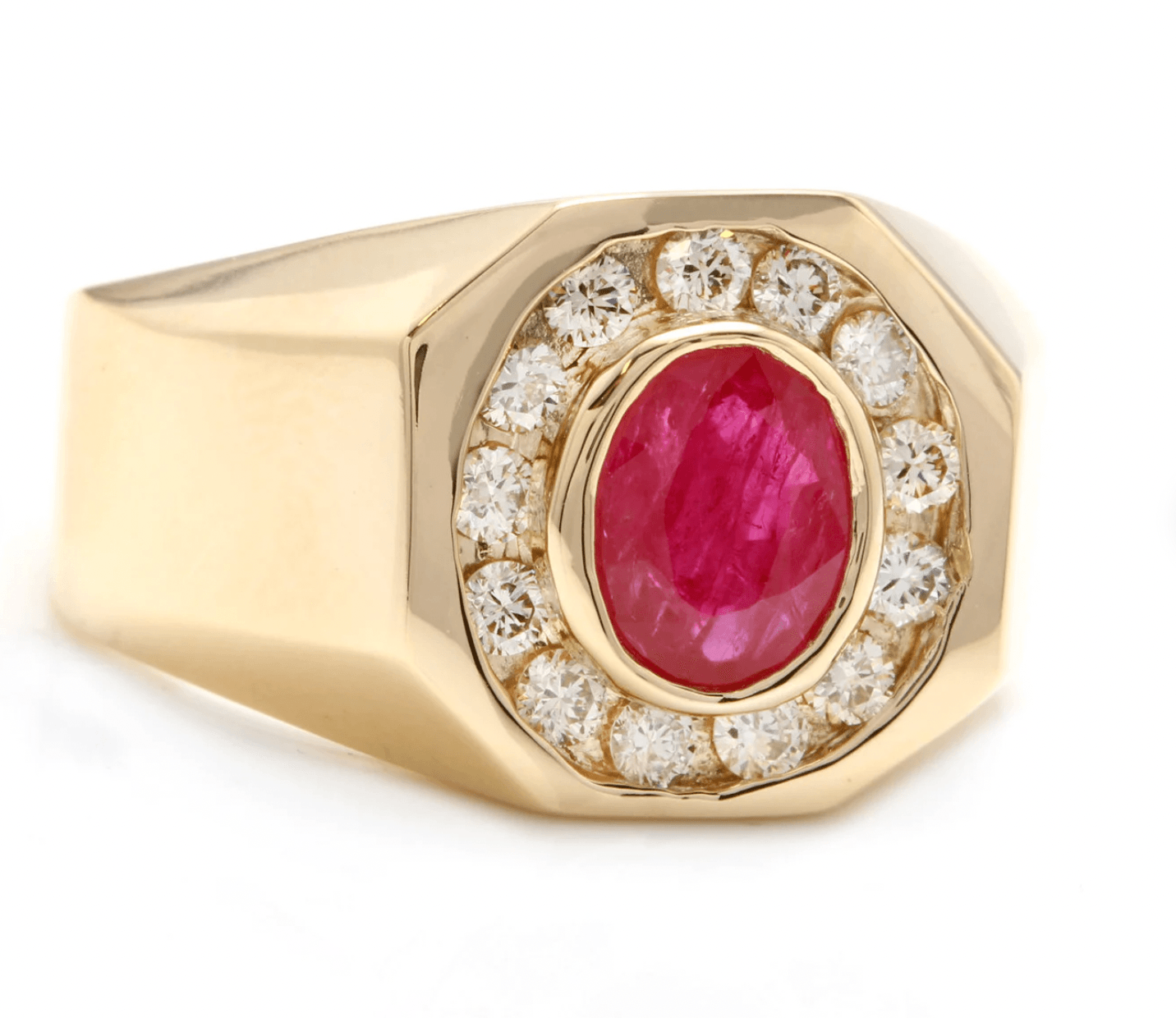 Ruby diamond ring