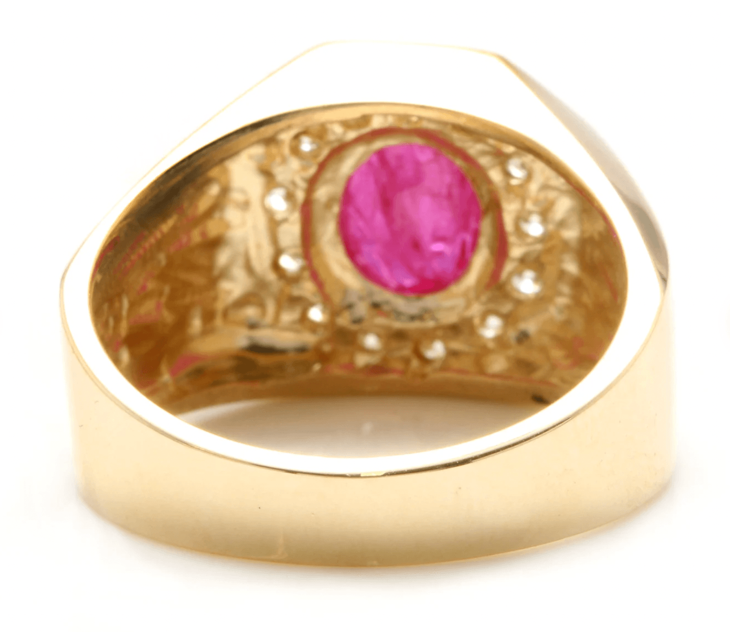 Ruby diamond ring