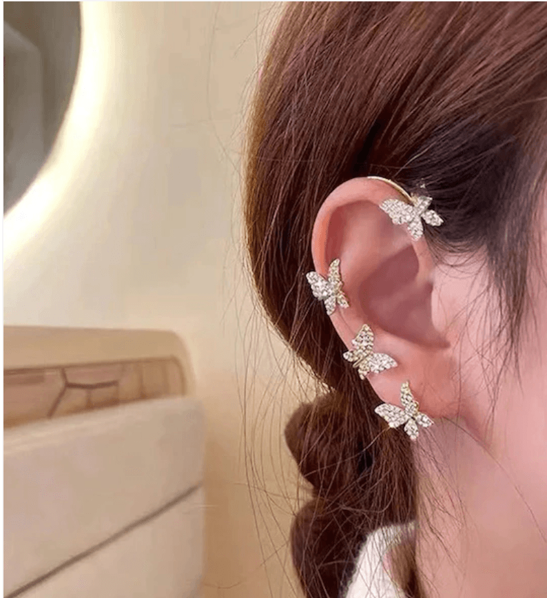 "WOKE" Ear cuff earrings