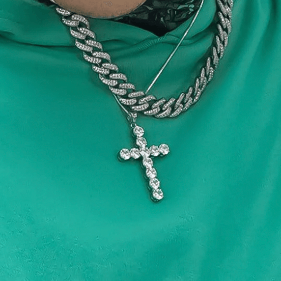 Cross classic Bling pendant