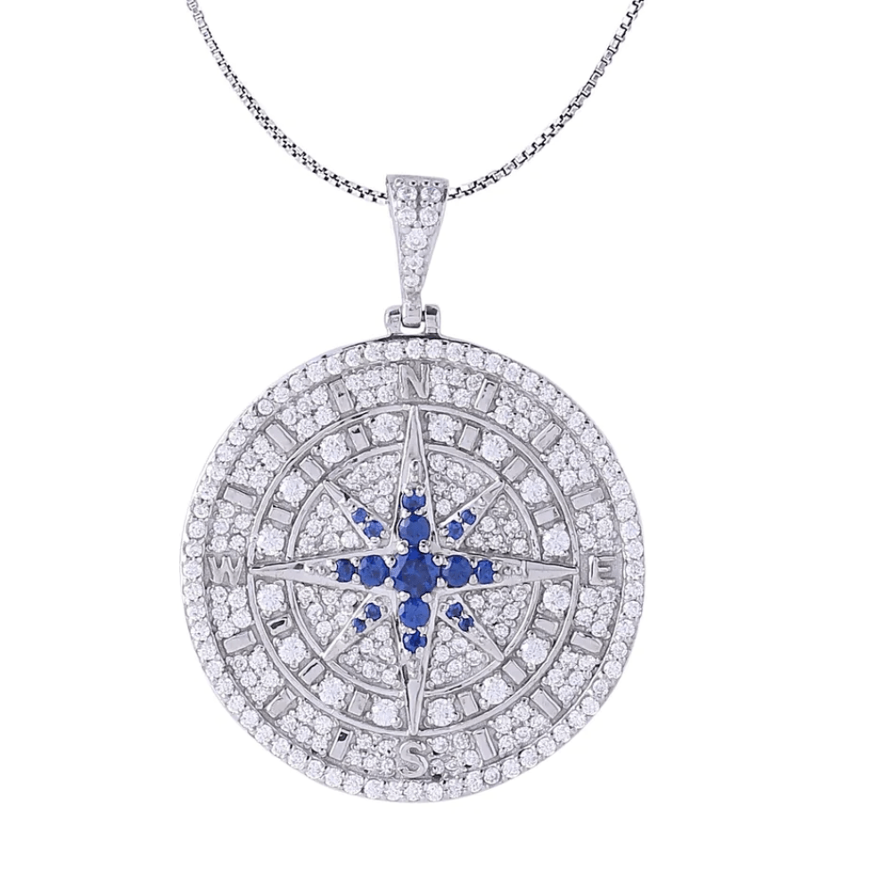 Compass large pendant