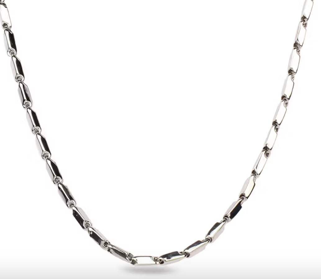 Platinum Tech-link chain – Woke Collection