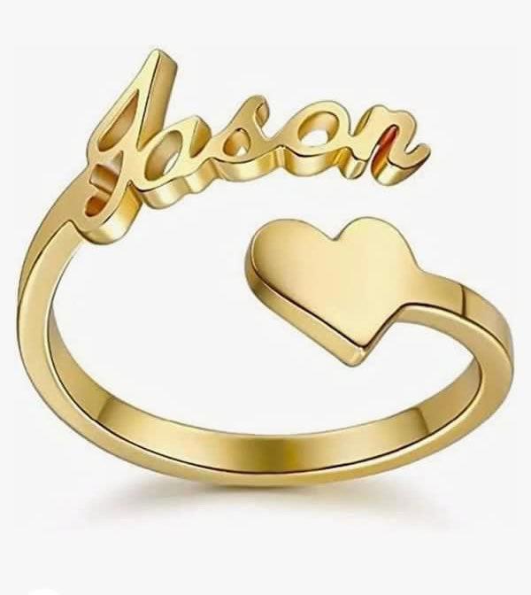 Custom ring with a name