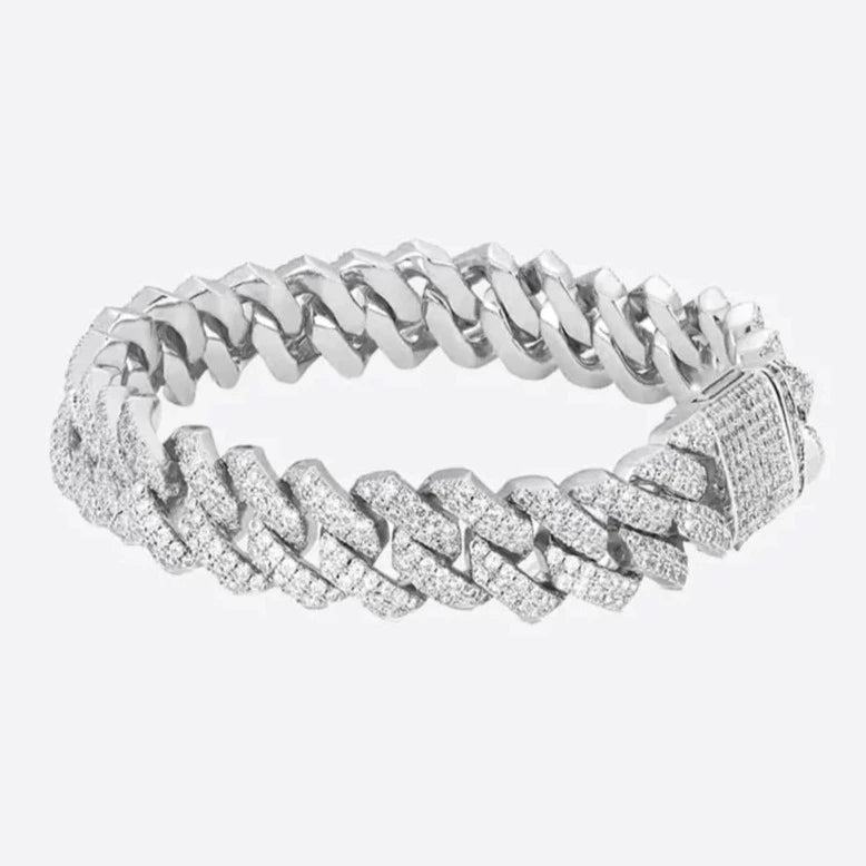 Cuban Link Prong Bracelet