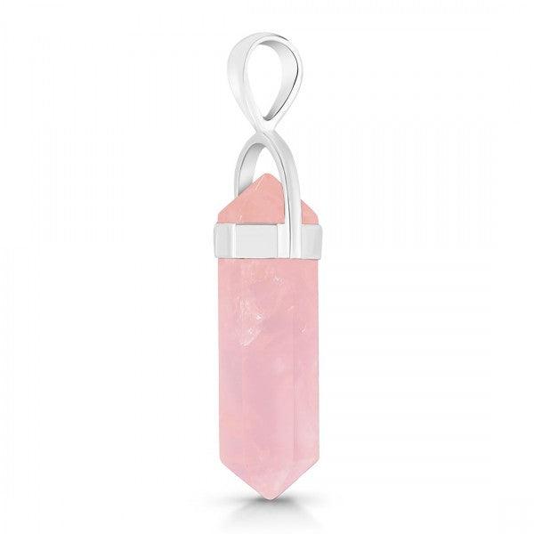 Rose Quartz Pencil pendant